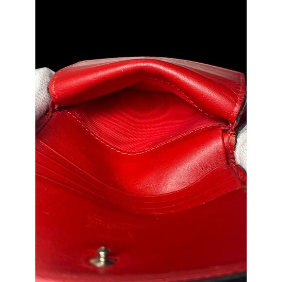 Rare Christian Louboutin Kios Spike Studs Punk Leather Bifold Wallet with COA - Picture 15 of 16